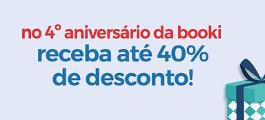 4 anos de Booki e até 40% de desconto para si!