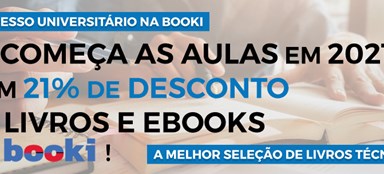 Regresso Universitário na Booki <br> - 21% desconto em livros e ebooks seleccionados - alargado até 14 de março de 2021!