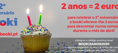 2º aniversário booki » 2 anos = 2 euros