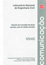 COM 31 - Estudo da corrosão de duas pontes cais em betão armado