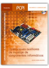Operaciones auxiliares de montaje de componentes informáticos
