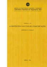 M 700 - A geotecnia nas vias de comunicação