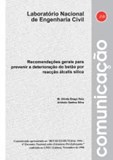 COM 45 - Recomendações gerais para prevenir a deterioração do betão por reacção álcalis sílica