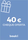 Cheque Oferta Booki - 40 euros